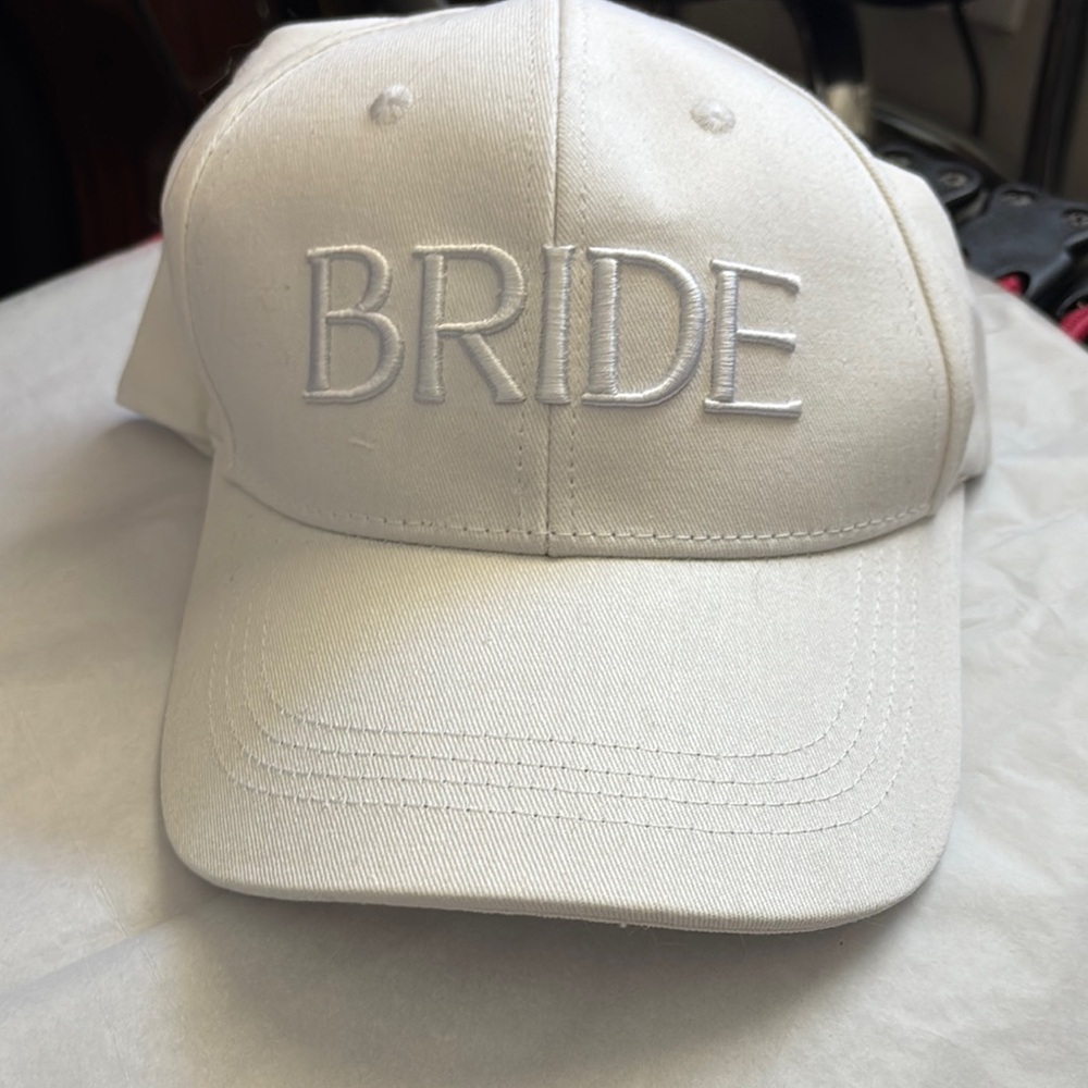 White Bride Baseball Cap